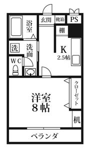座親ビルの間取り画像