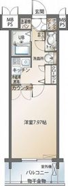 エンクレスト天神の間取り画像