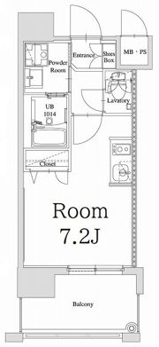 エンクレスト天神GLEEの間取り画像