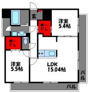 YGM箱崎駅前IIの間取り画像