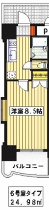 ロイヤル博多駅東の間取り画像