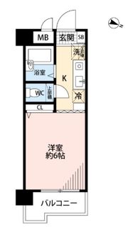 ダイナコートグランデュール博多の間取り画像