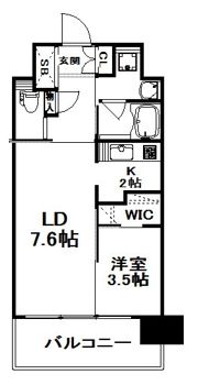 ALFACIO De Clave（アルファシオディクレイヴ）の間取り画像