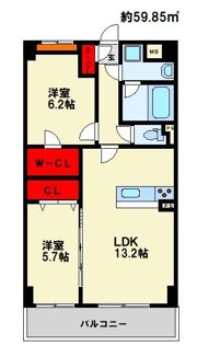 アスールビエントの間取り画像