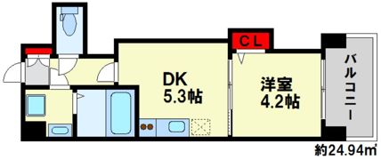 サンパティーク高宮の間取り画像