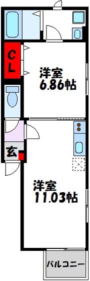 ポラリス南福岡の間取り画像