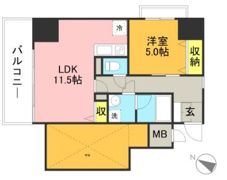 キルンズ博多駅南の間取り画像