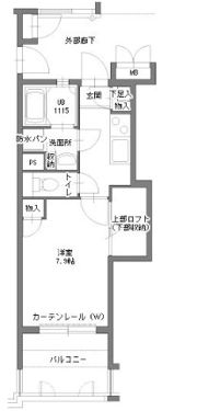 アクタス博多Vタワーの間取り画像