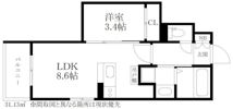 東油山TERRACEの間取り画像