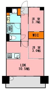 DEUX・RESIA平尾PREMIUMの間取り画像