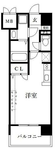 アクアシティ博多サウスステーションの間取り画像
