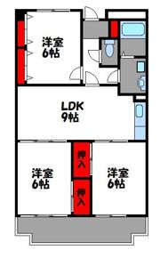 エリーナ箱崎の間取り画像