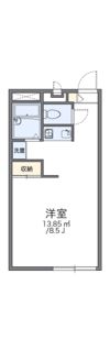 レオパレス八田の間取り画像
