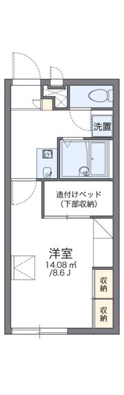 レオパレスレインボーランドの間取り画像