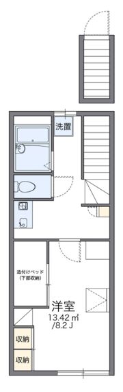 レオパレスアトリオの間取り画像