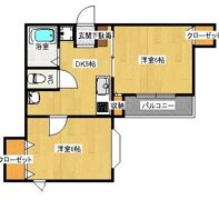 トリビュート薬院の間取り画像