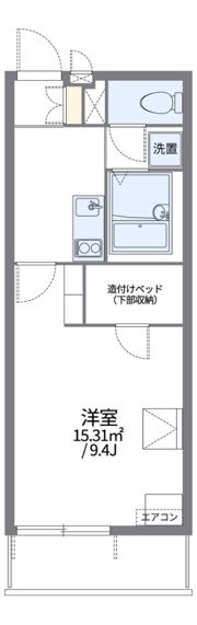 レオパレス空港通IIの間取り画像