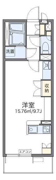 レオネクストラシュレ 博多Iの間取り画像