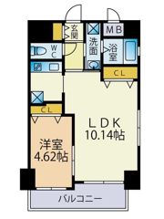 Volare大濠公園の間取り画像