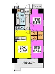 ラフィーネ大手門の間取り画像