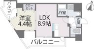 パセオ平尾の間取り画像
