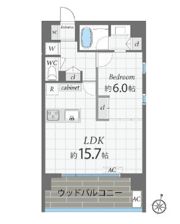 ナビールコート警固の間取り画像