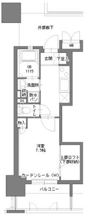 アクタス博多Vタワーの間取り画像