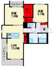 アンシエントの間取り画像