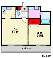 ビエラコート大橋の間取り画像