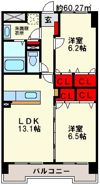 シェソワ高宮の間取り画像