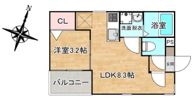アパルトマン昭南町の間取り画像