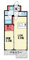 レジデンス マヒナの間取り画像