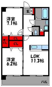 エスペランサの間取り画像