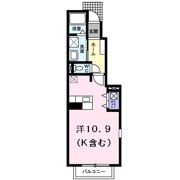 アダージョ美野島Bの間取り画像