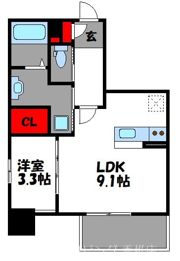 アビターレ吉塚駅前の間取り画像