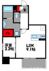 アビターレ吉塚駅前の間取り画像