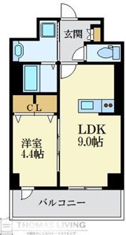 ホルツ博多駅前の間取り画像