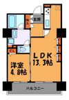 天神プレイス ウエストの間取り画像