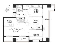 クラシオン地行の間取り画像