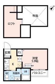 エテルネ住吉の間取り画像