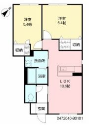 ソレイユIIの間取り画像