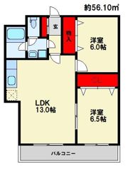 ルーセント白木原の間取り画像