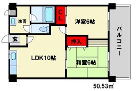 シェリーコートの間取り画像
