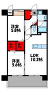 モンクール香椎駅前の間取り画像