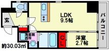 Classier Style平尾駅前の間取り画像