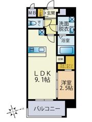 T.T城西の間取り画像