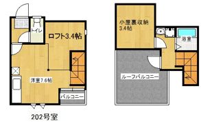 MAISONETIC ADVANCE egg bellの間取り画像