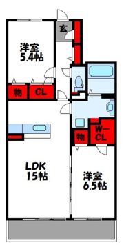 Clover原町駅の間取り画像