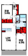 Clover原町駅の間取り画像