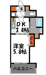 アクタス薬院アネックスIIの間取り画像